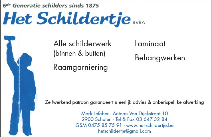 HET SCHILDERTJE